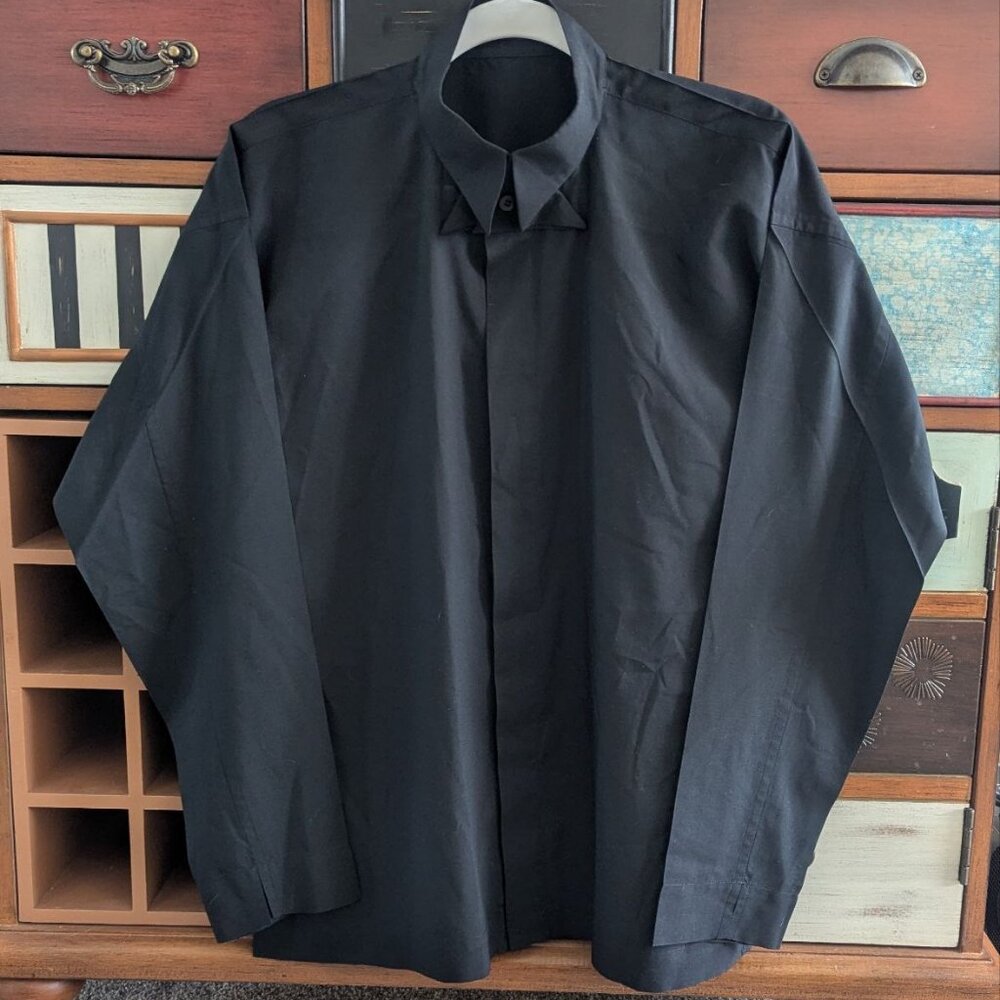 Homme Plissé Issey Miyake Black Bow-Tie Press Shirt